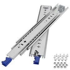 1 Pair Heavy Duty Drawer Slides with Lock 18 20 22 24 26 28 30 32 34 36 38 40...