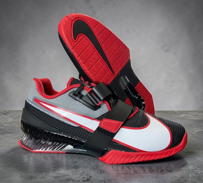 Nike Romaleos 4 Weightlifting Shoes Black Red CD3463-003 Men\'s Size 10.5 Nike Romaleos 4 Weightlifting Shoes Black Red | Mercari main image 3