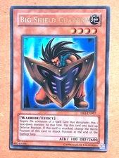 yugioh Big Shield Guardna DB1-EN097 Unlimited Edition Ultra Rare near mint