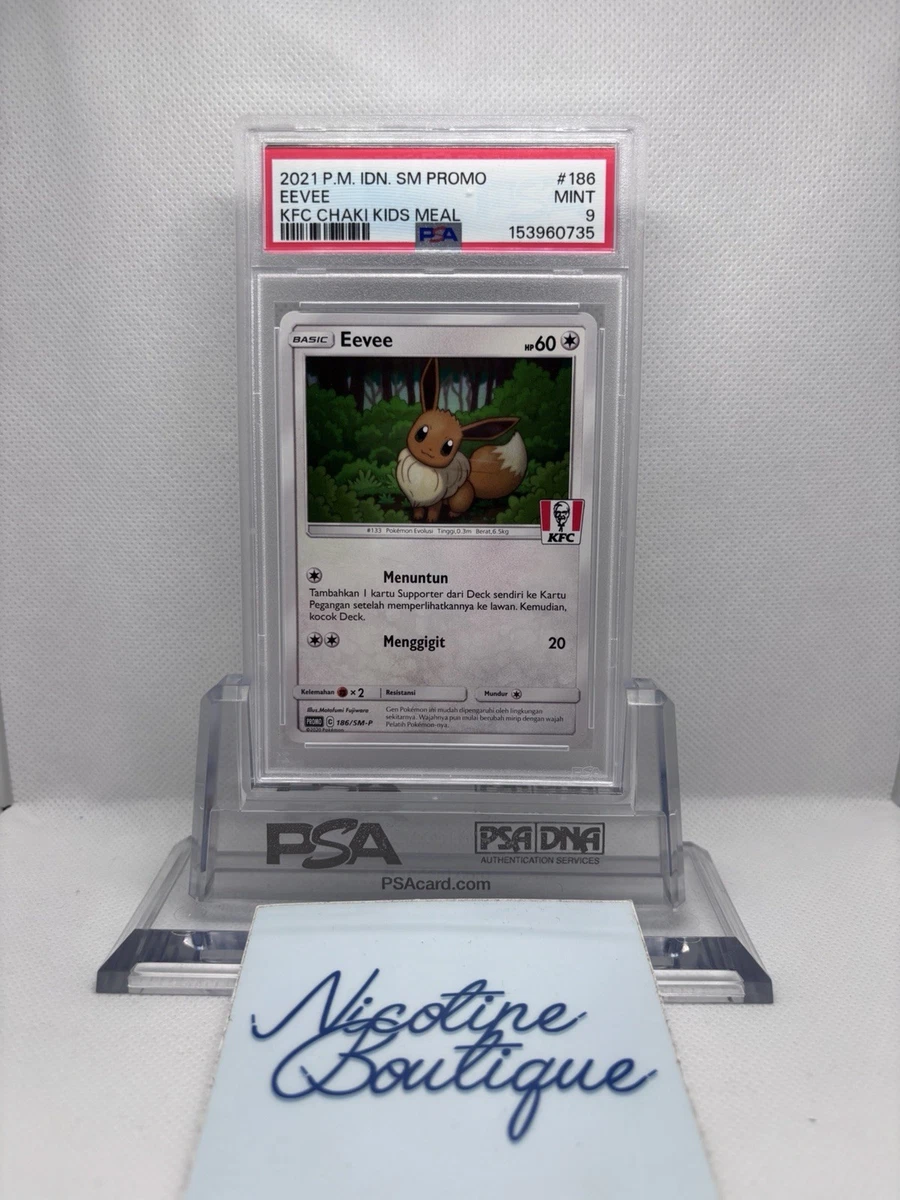 Eevee Pokémon TCG Professional Sports Authenticator (PSA) Grade 9