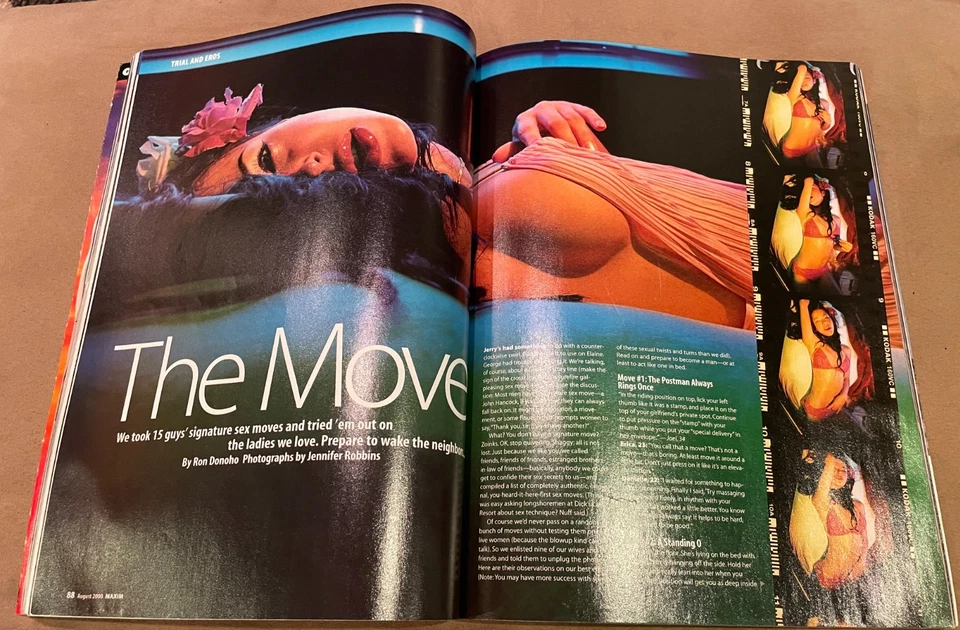 Maxim Magazine August 2000 Coyote Ugly Tyra Banks Kevin Bacon Josie Maran - Image 2 of 3