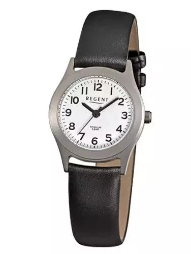 REGENT F-871 Damenuhr 29 mm Leuchtzifferblatt Silber 5 BAR - Bild 1 von 1
