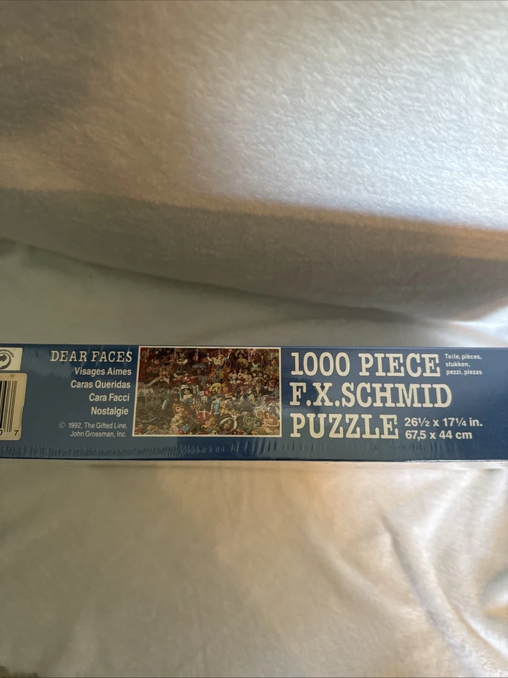 F.X. Schmid Vintage 1992 Dear Faces 1000 Piece Jigsaw Puzzle 26.5x17.25in. Dolls - Image 2 of 3