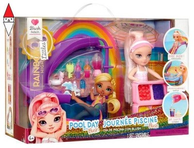ACTIONFIGUR MGAE RAINBOW HIGH LITTLE POOL DAY MIT BLUSH SPIELSET