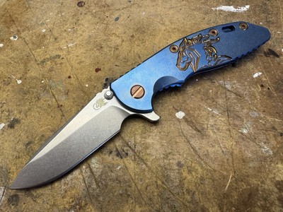 Rick Hinderer Knives XM 18 3.5 S45VN Spearpoint Tri-Way Stonewash