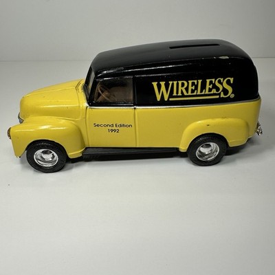 Chevy 1950 Panel Truck Wireless Chevrolet Ertl 1:25 Scale Die Cast Bank 