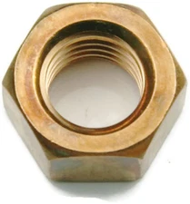 Silicon Bronze Finished Hex Nut UNC 1/4-20, Qty 25