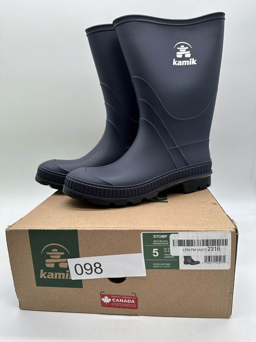 Kamik Stomp Kamik Boots For Boys Kamik Classic Stomp Light Navy