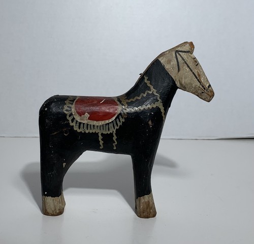 Antique EARLY DALA HORSE SPLIT EARS SWEDISH