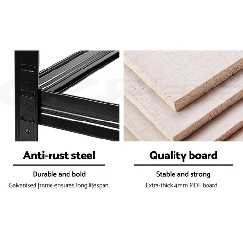 Giantz 1.8M Warehouse Rack Garage Shelving Pallet Racking Storage Shelves Steel - Picture 5 of 11