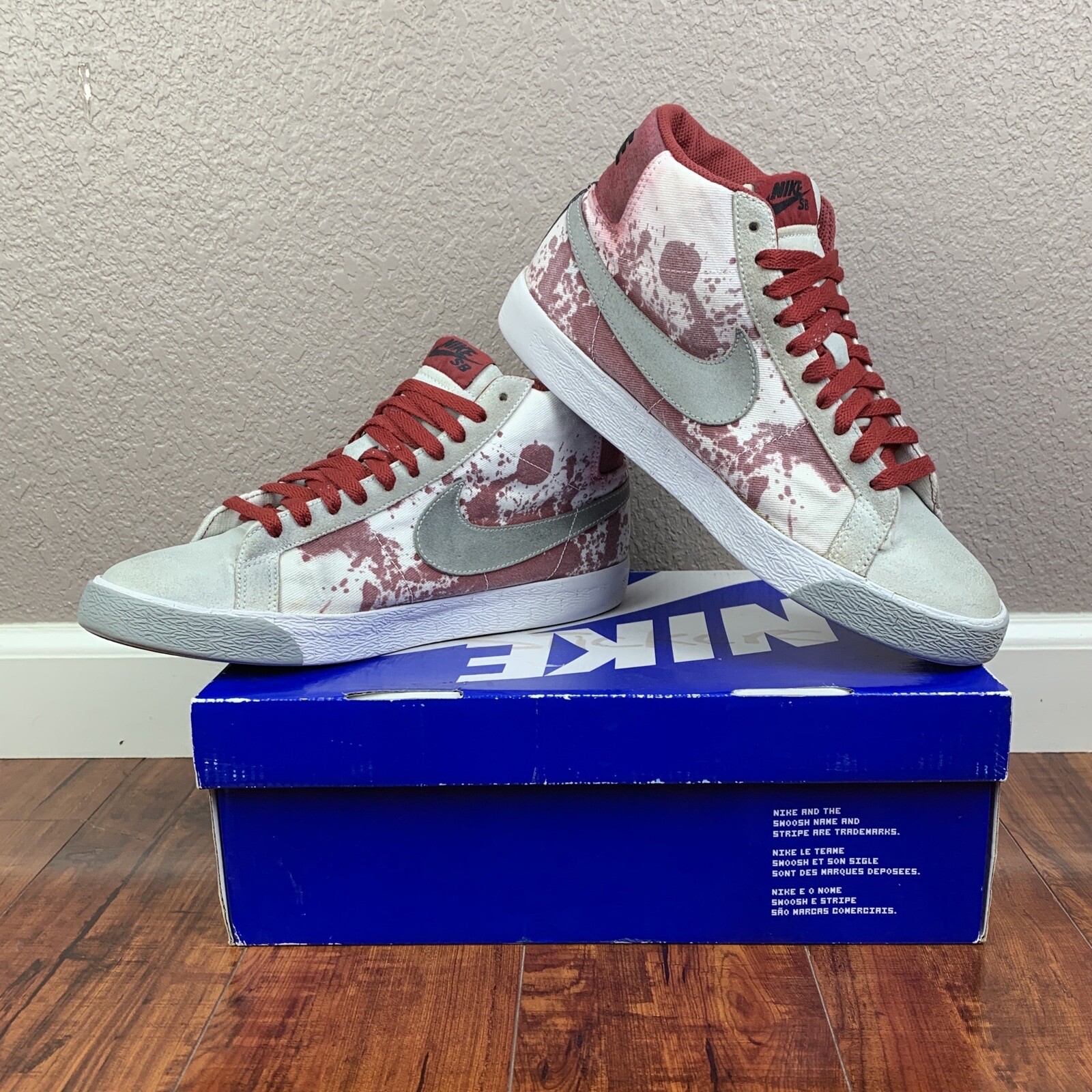 blood splatter blazer