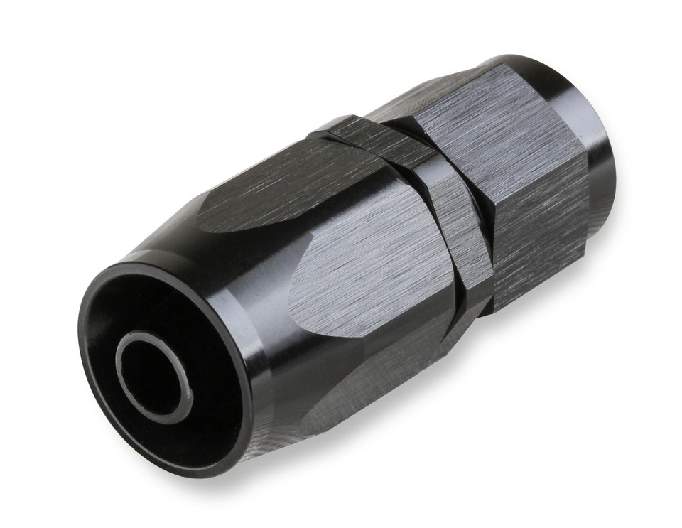 Mr. Gasket 220108BL Mr. Gasket 8 AN Straight Swivel Hose End Black