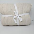 New Pottery Barn Cloud Linen F/Q Duvet Cover Flax Color - Full/Queen