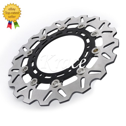 For YZF R1 YZFR1 1998 1999 2001 2002 2003 CNC Front Float Brake Disc Rotor 300mm - Picture 5 of 7