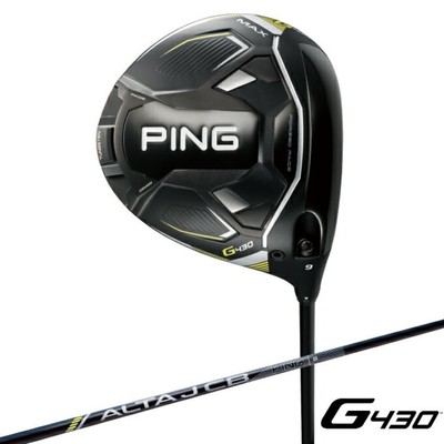 PING G430MAX Driver 10.5deg RH ALTA J CB BLACK graphite Flex Stiff HC New