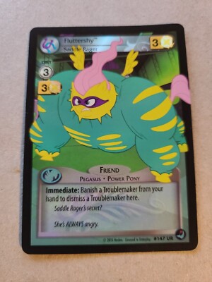 My Little Pony Collectible Card Game - Fluttershy, Saddle Rager - #147 UR
