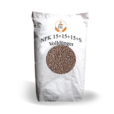 NPK-Dnger 15-15-15 (+S) Volldnger 10 kg mit Langzeitwirkung Rasendnger  Garten | eBay.de