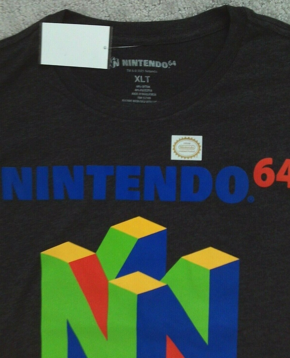 Nintendo 64 T Shirt _ Measures like size 2XL, tags reads XLT _ 