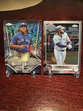 2022 Topps Chrome Vladimir Guerrero Jr Speckle Refractor # P-13 & Base # 81