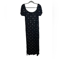 Nasty Gal Jersey Knit Floral Maxi Dress Women's Size 6