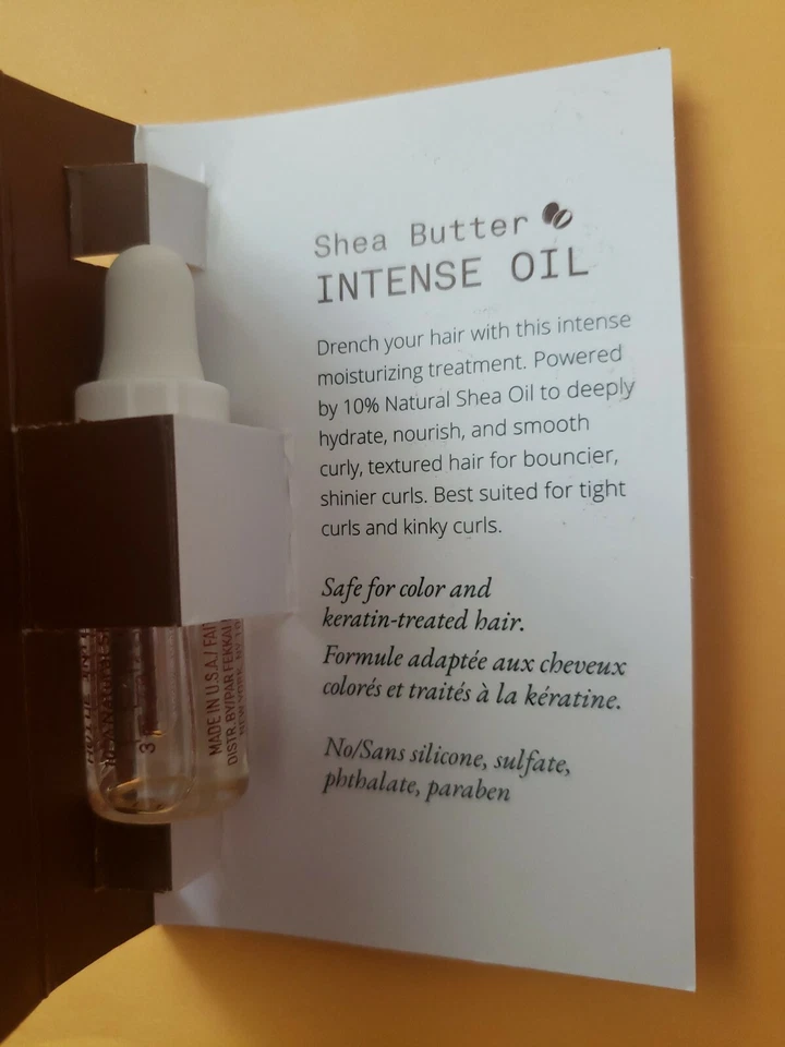 3x Fekkai Manteca de Karité Cabello Intenso + Aceite Corporal Tratamiento Hidratante MINI 3 ml Ea Foto 4 de 4