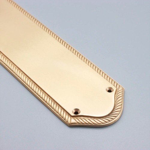 Protector de puerta georgiana diseño con cuerda para dedo placa de empuje - Imagen 32 de 50