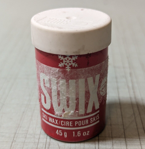 Cera dura rossa Swix V60 cera sci di fondo 34°F/41°F 45g NUOVA - Foto 1 di 3