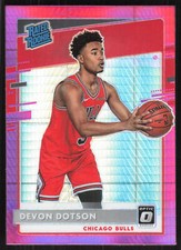 Devon Dotson, 2020-21 Donruss Optic, #173, Chicago Bulls,