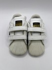 Adidas Superstar Crib Infant ~ Size 2K ~ Pre owned ~ White/Black