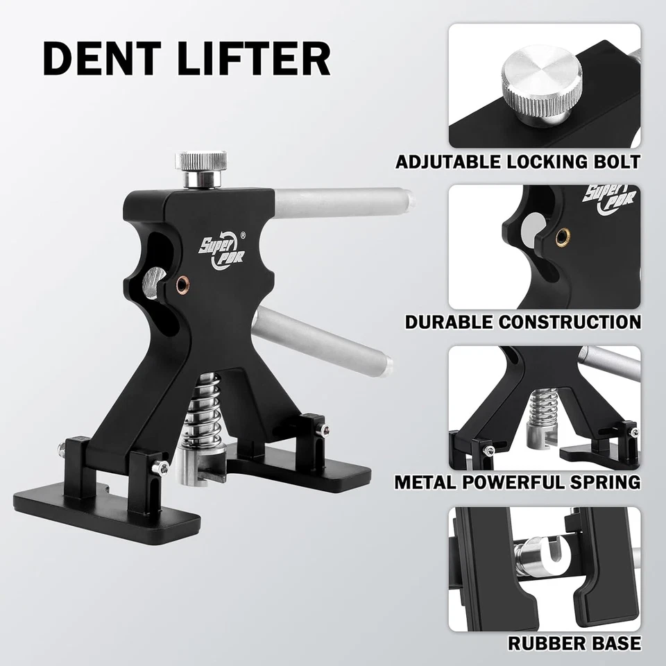 Herramienta profesional de eliminación de abolladuras sin pintura kit de extracción de abolladuras de automóvil Foto 3 de 4