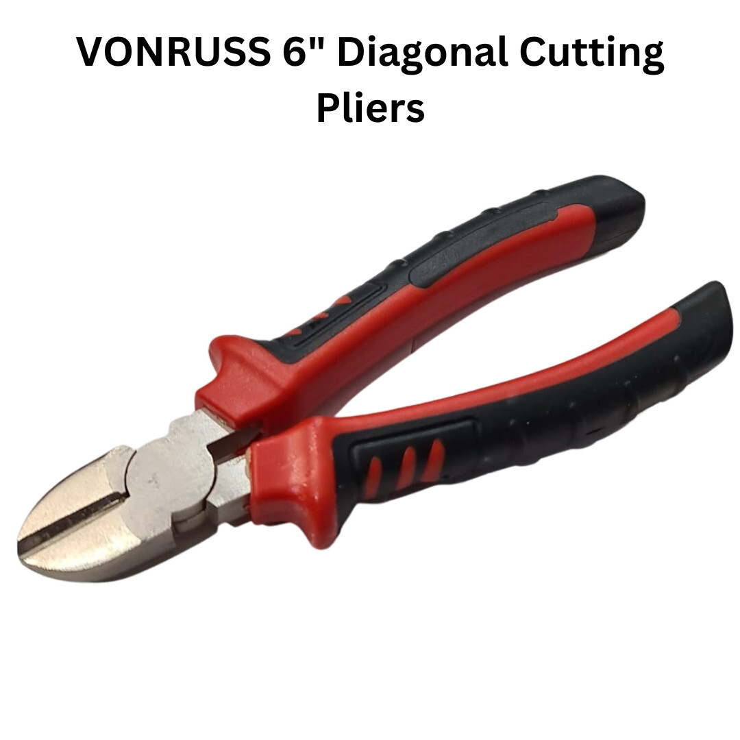 6" Diagonal Cutting Pliers Side Cutters Wire Cable Cutter Plier Snips