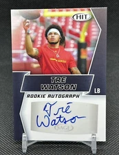 2019 SAGE HIT Autographs Black #A10 Tre Watson Fresno Bulldogs