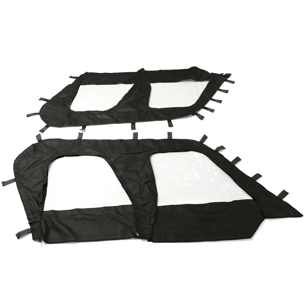 Soft Doors Cab Enclosure Set For 2012-2022 Kawasaki Teryx4 4 seat