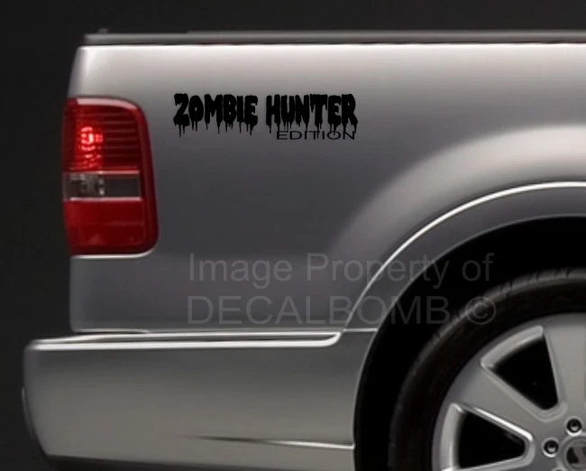 Zombie Hunter Edition decals stickers - Set of 2 - atv rzr mud turbo pro diesel Foto 2 de 3
