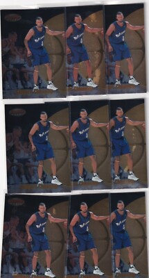 LOT (9) 1997-98 BOWMAN'S BEST CALBERT CHEANEY WIZARDS NBA BASKETBALL (AG)302
