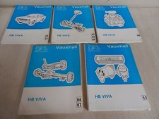 RARE LOT 5 MANUAL REPAIRS 1968 VAUXHALL VIVA ORIGINAL IN ITALIAN