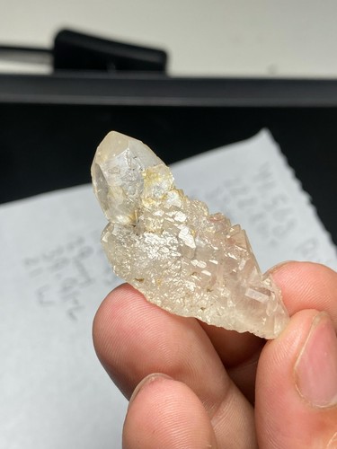 12GM | Super Etched White Quartz Crystal Cluster Specimen | Skardu, Pakistan. - Bild 5 von 9