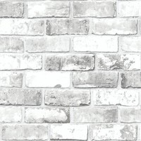 Debona 6751 WeißE Metallic Brick Tapete Mit Steinoptik