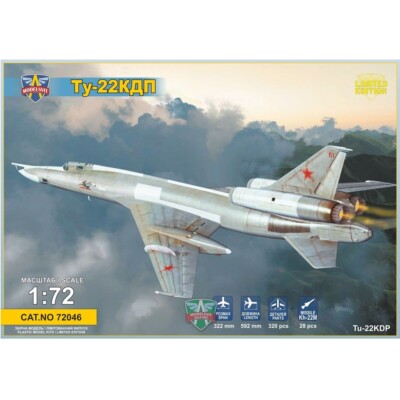 Modelsvit 72046 Plastic model aicraft kit Scale 1:72 Tupolev Tu-22KDP