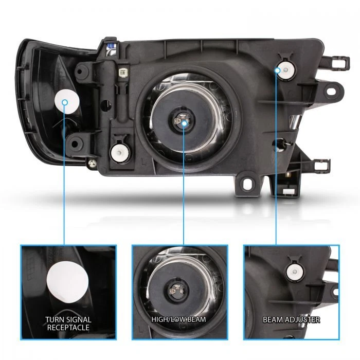 FAROS ESQUINEROS NEGROS TOYOTA 4RUNNER JDM 96-98 Foto 2 de 2