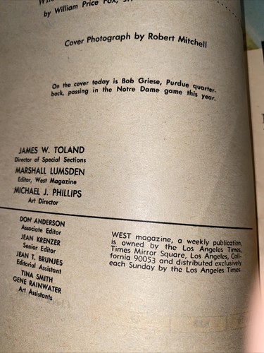 Los Angeles Times WEST Magazine January 1 1967 Rose Bowl Tsultry Tsu & More - Picture 4 of 12