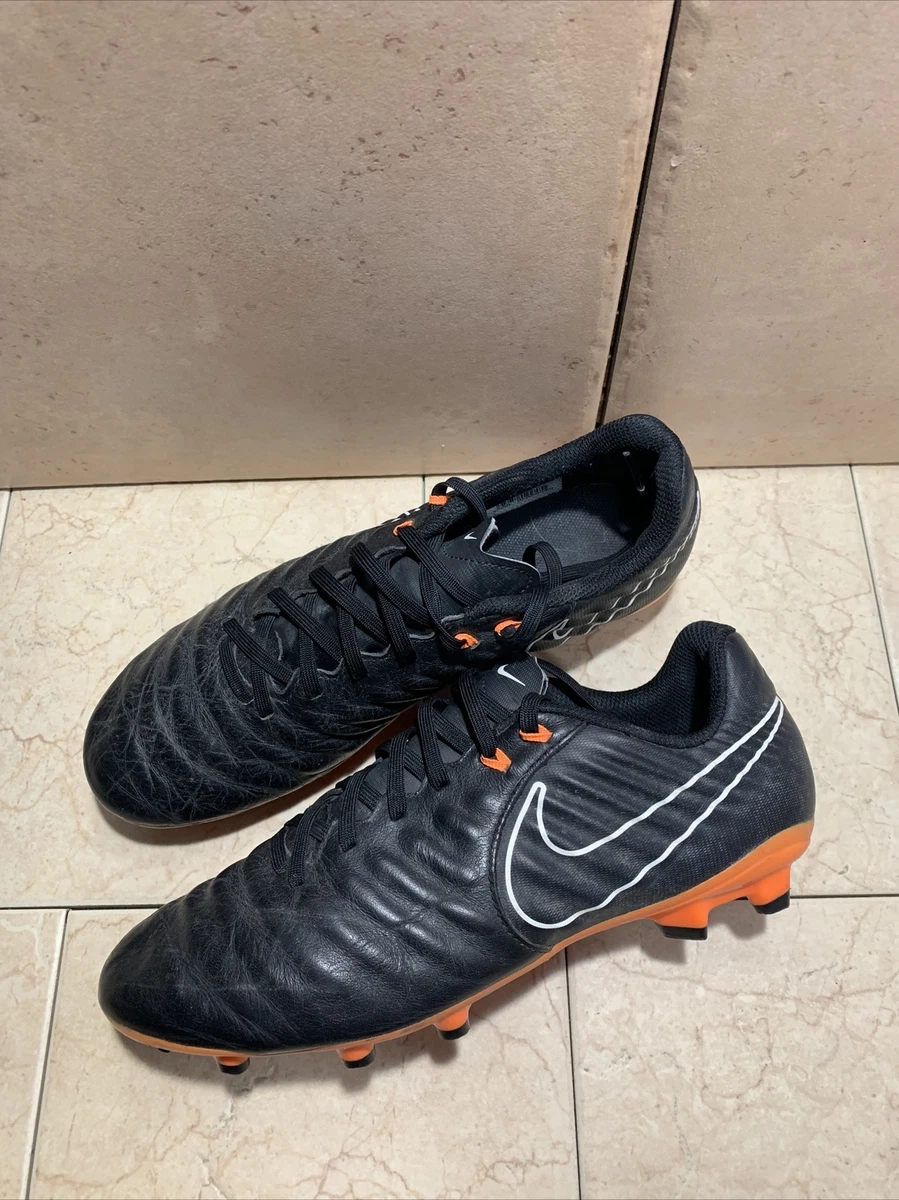 Steil school Onbepaald Nike Tiempo Legend 7 Academy FG Black Orange White AH7242-080 Size 7 US |  eBay