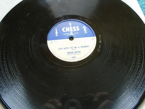 E+ 78 10" Eddie Boyd Chess 1621 Don't / Life Gets To Be A Burden - Picture 2 of 2