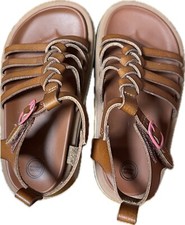 Wonder Nation Toddler Brown Sandals Size 8