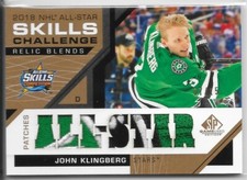 18/19 SP Game Used All Star Skills Patch John Klingberg /15 ASRB-JK Stars