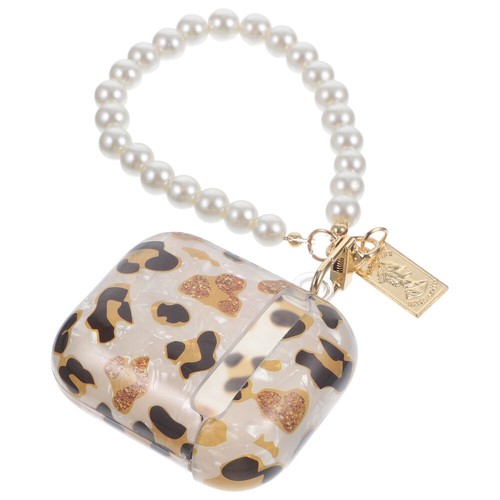 Leopard Pearl Protective Case Earbud Carrying with Clip Buds Cases - 第 10/12 張圖片