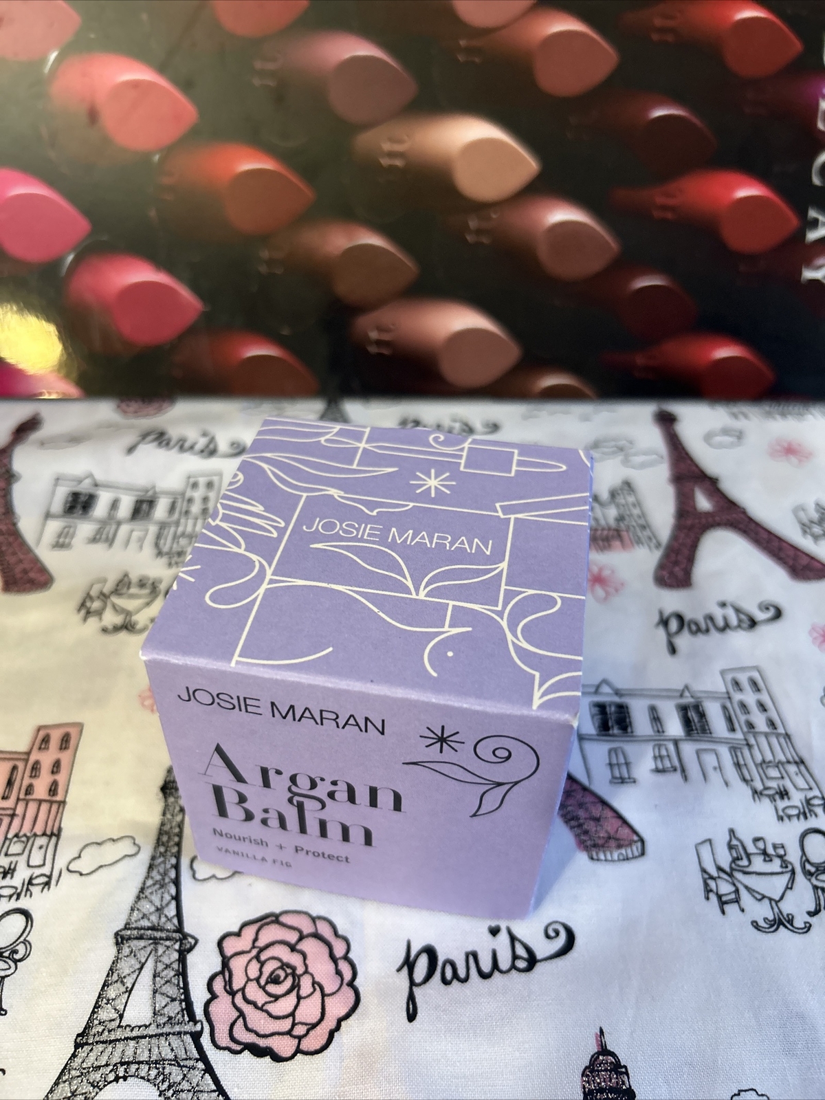 NEW Josie Maran Argan Balm Nourish + Protect 3.5oz VANILLA Fig eBay