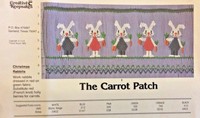 Creative Keepsakes Smocking Plate-the Carrot Patch Creative Keepsakes Smocking Plate-the Carrot Patch