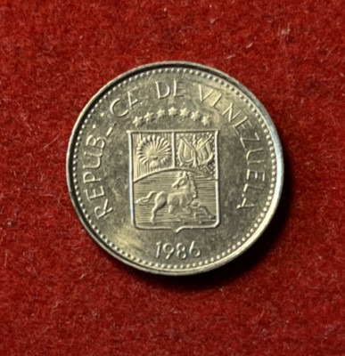 Venezuela 5 Centimos 1986 Copper-Nickel Clad Steel Coin Y#49b T6332