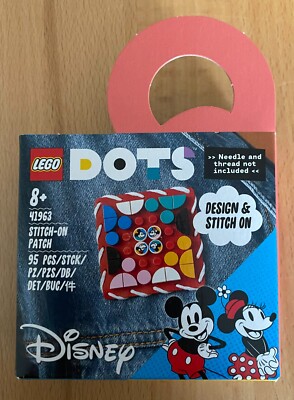 LEGO DOTS 41963 Disney Kreativ Aufnäher Minnie+ Mickey, NEU, OVP, 8+, UVP 6,99 